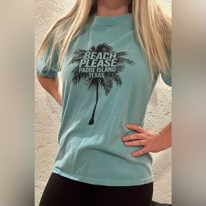 Padre Island T-Shirt. Blue. Size Small.